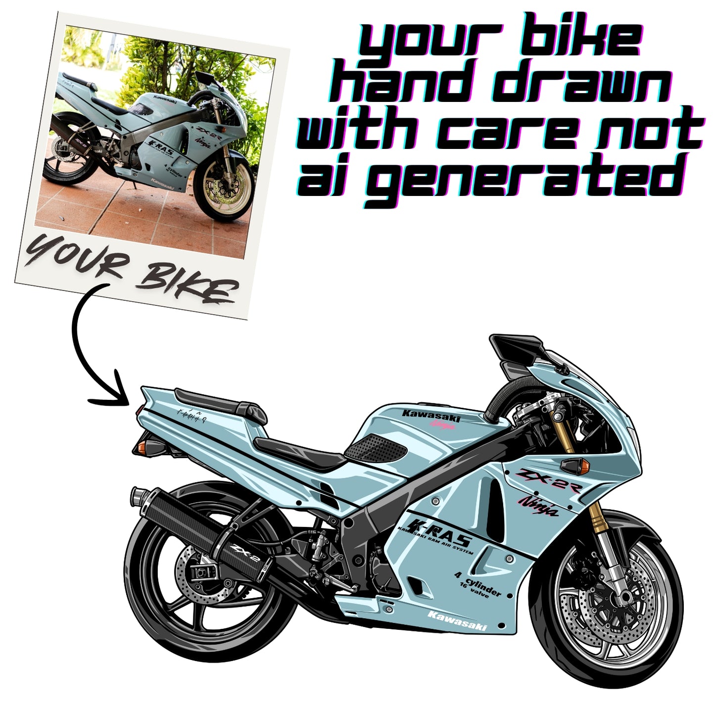 Your Bike On A Hoodie & T-Shirt - Classic Edition - BUNDLE