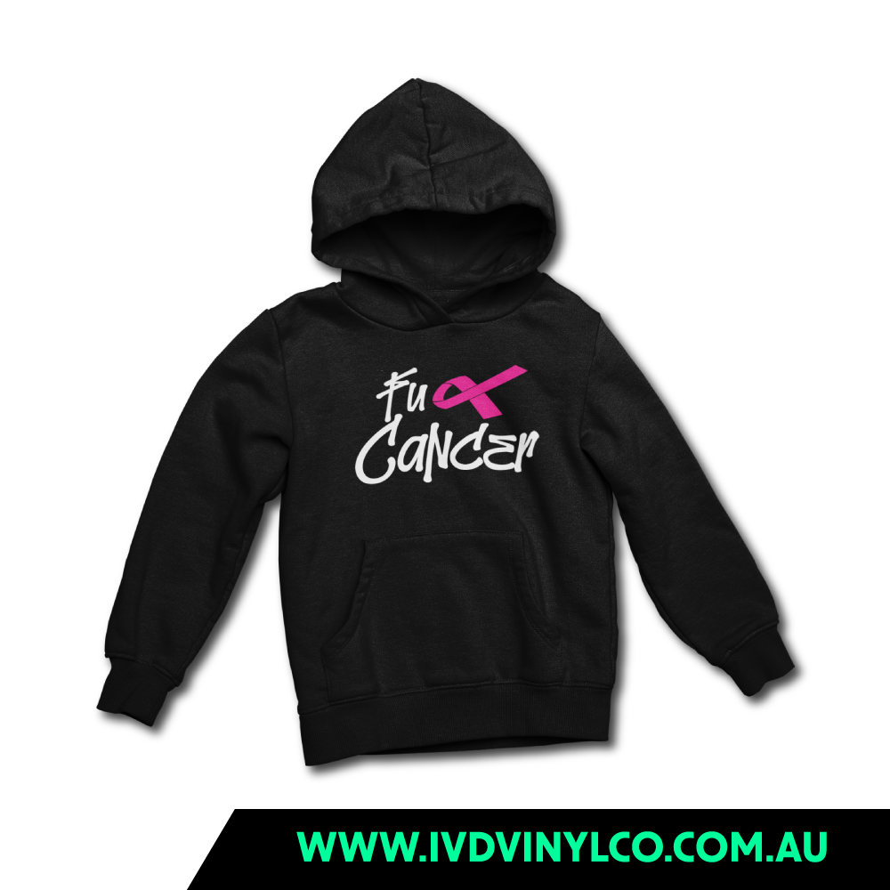Fuck Cancer Black Hoodie