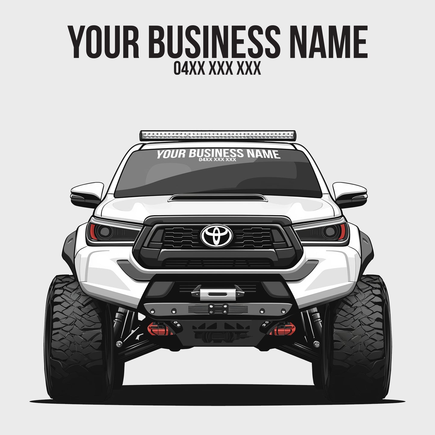 Custom Business Name Banner