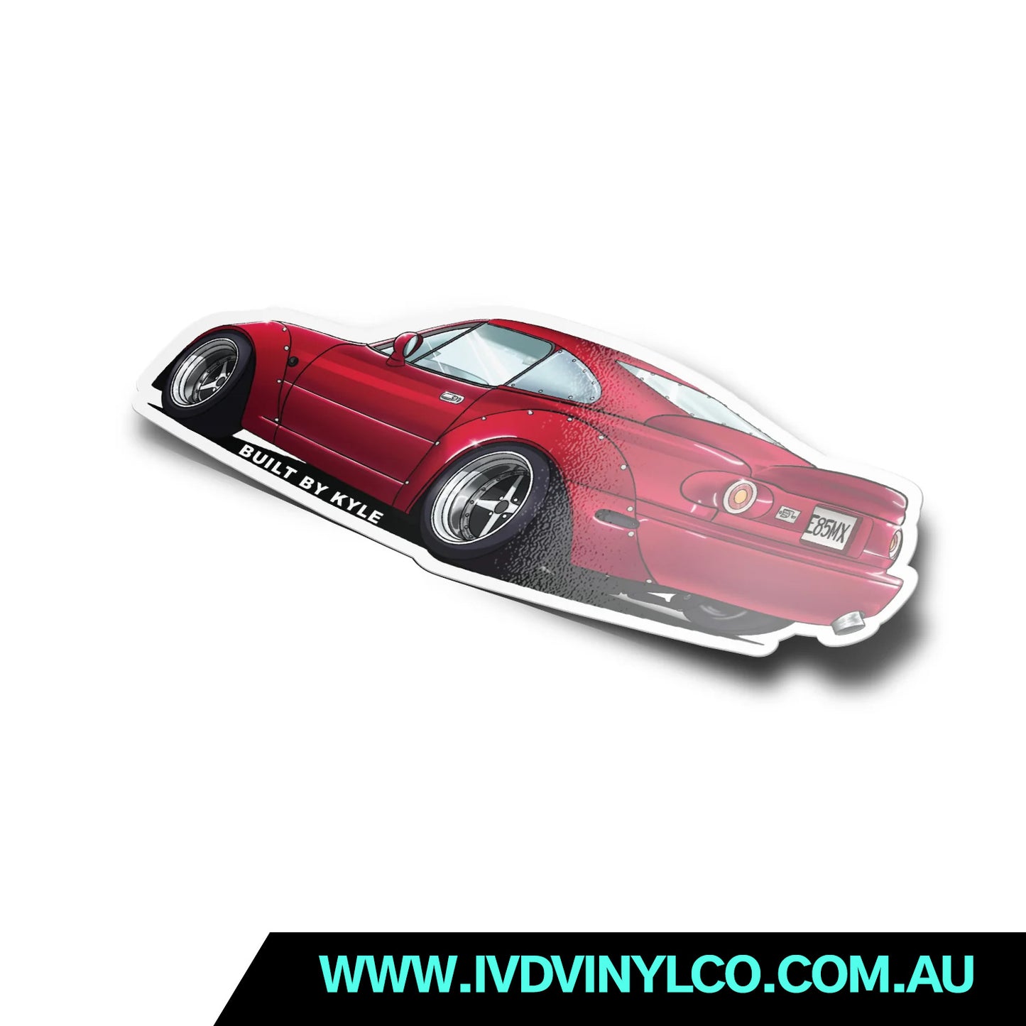 Custom Car Drawing and Stickers