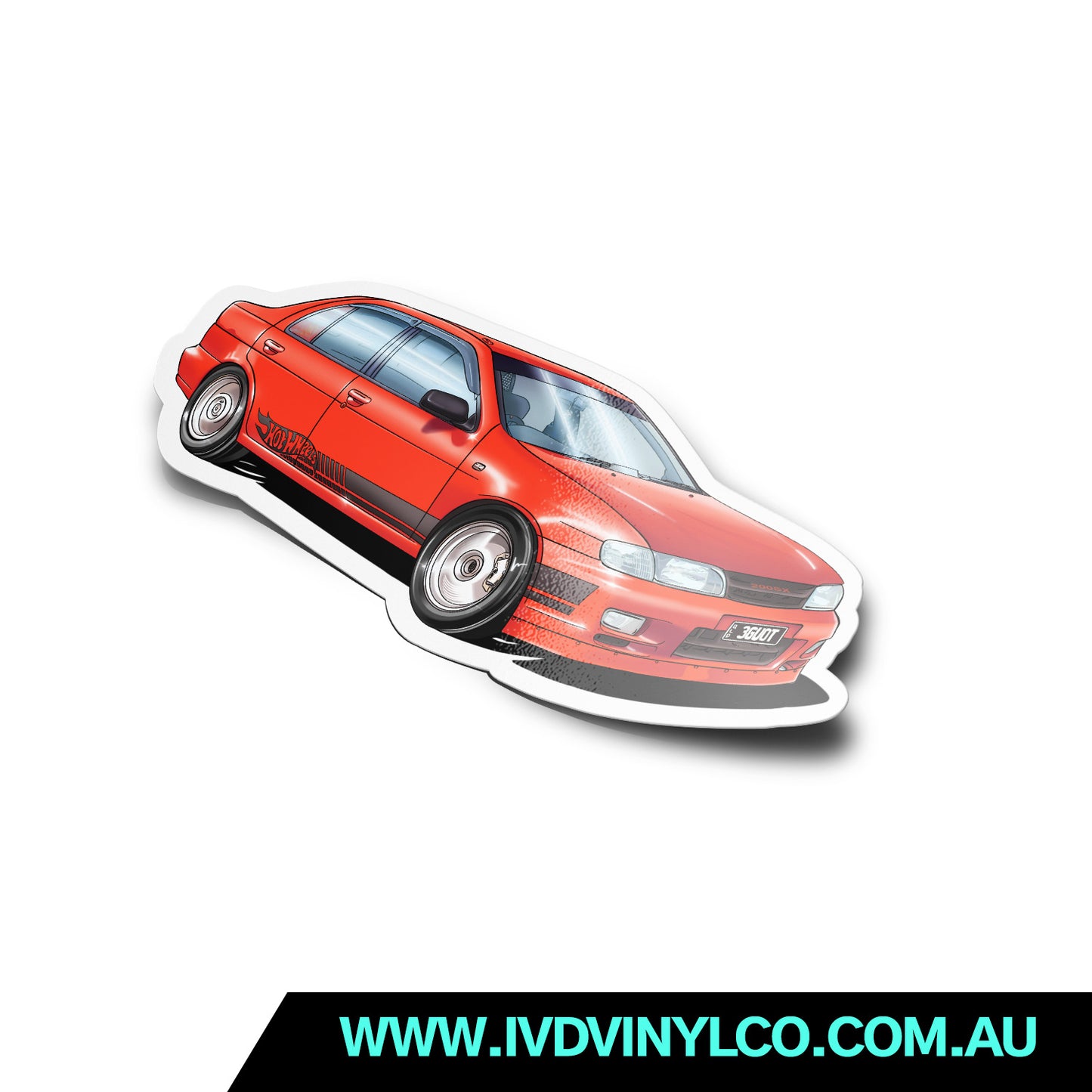 Custom Car Drawing and Stickers