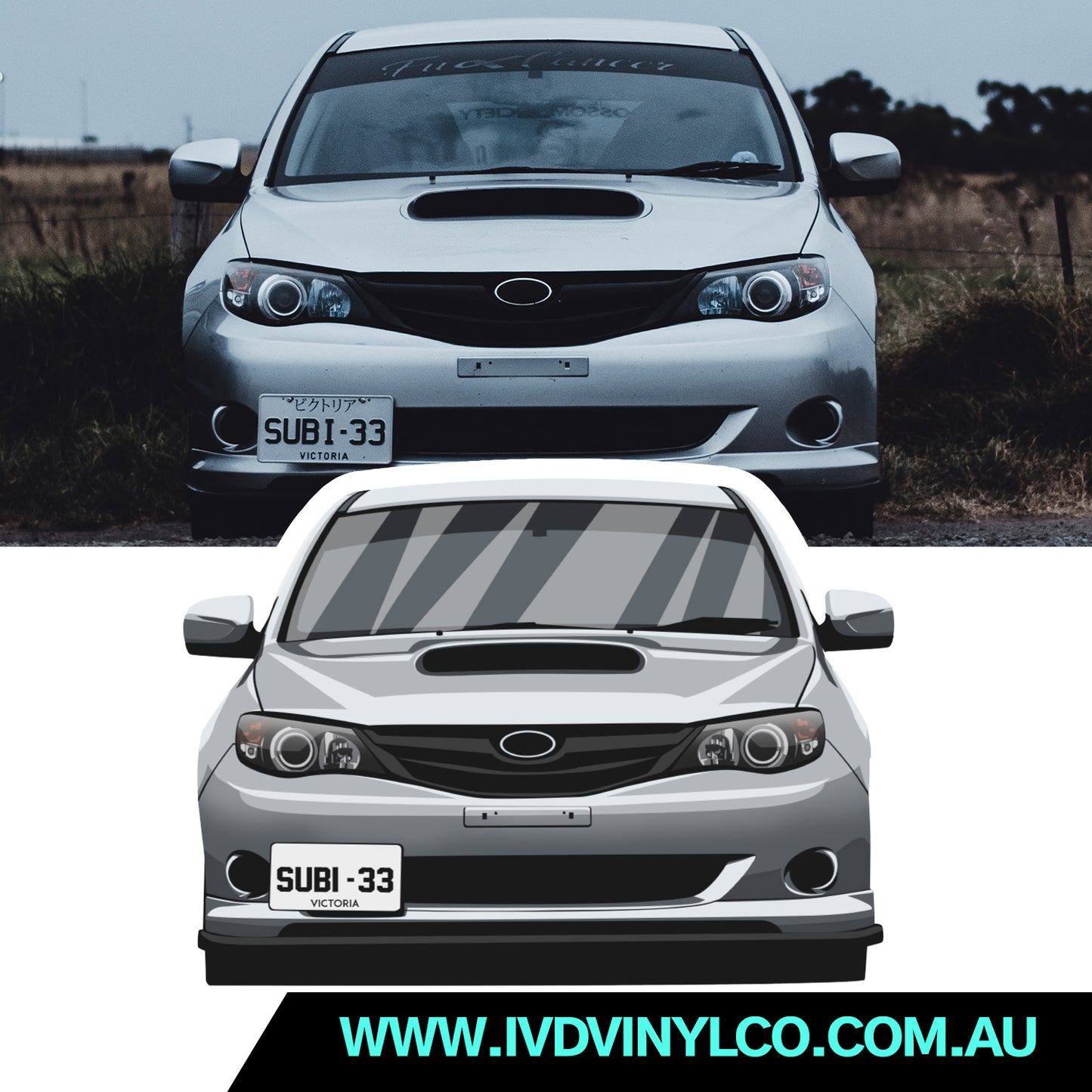 Custom Car Drawing and Stickers