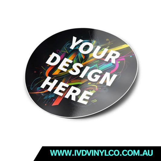 circle custom stickers