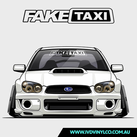 Fake Taxi - Window Banner