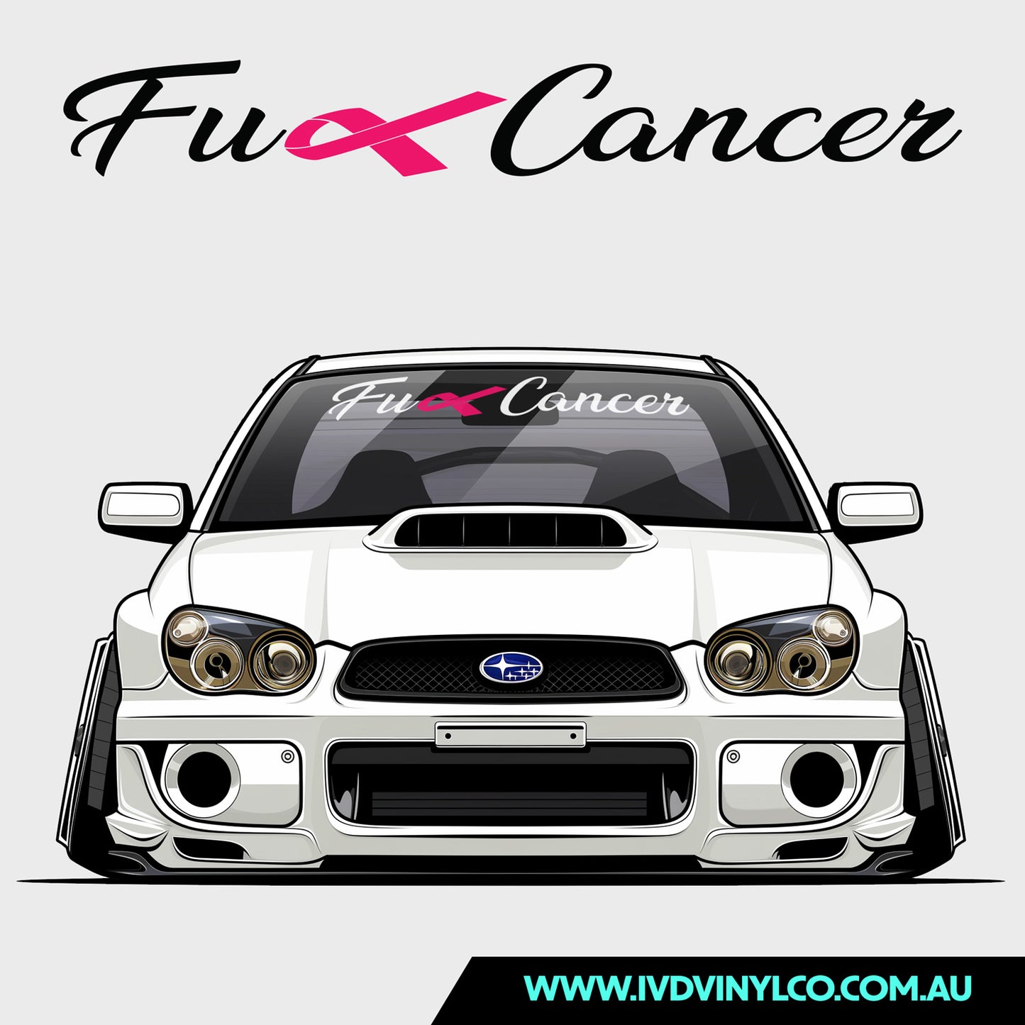 Fuck Cancer Cursive - Window Banner