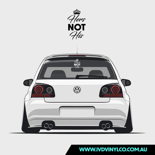 Hers Not His - Sticker