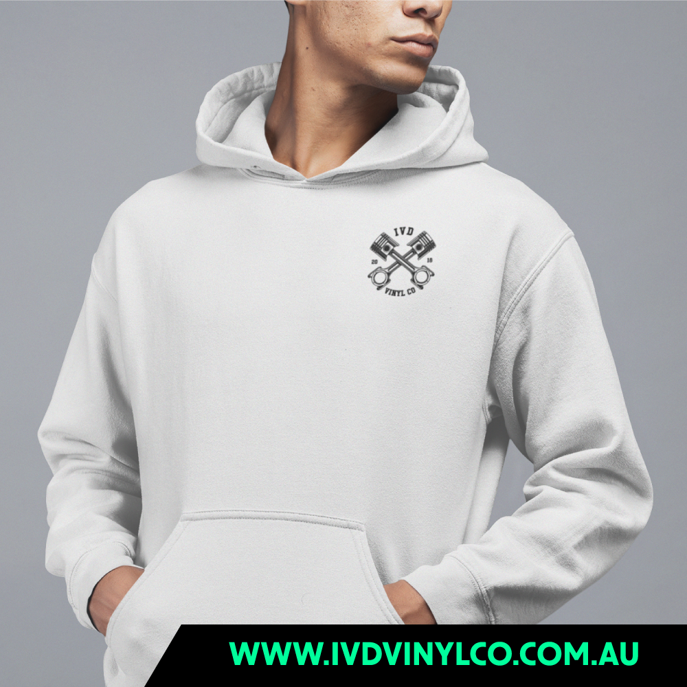 Support Your Local Car Scene White Hoodie