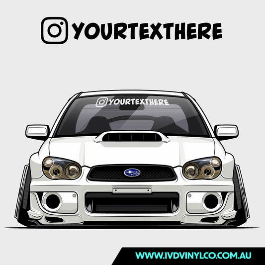 Custom Instagram Name Banner