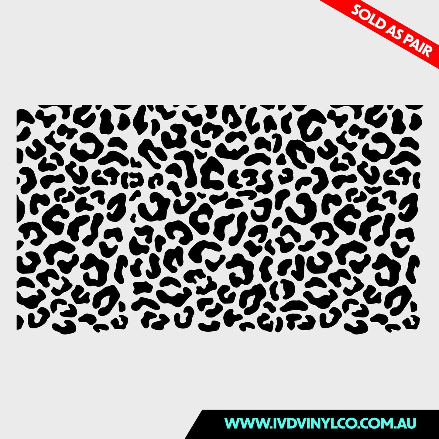 Leopard Pattern Quarter Window