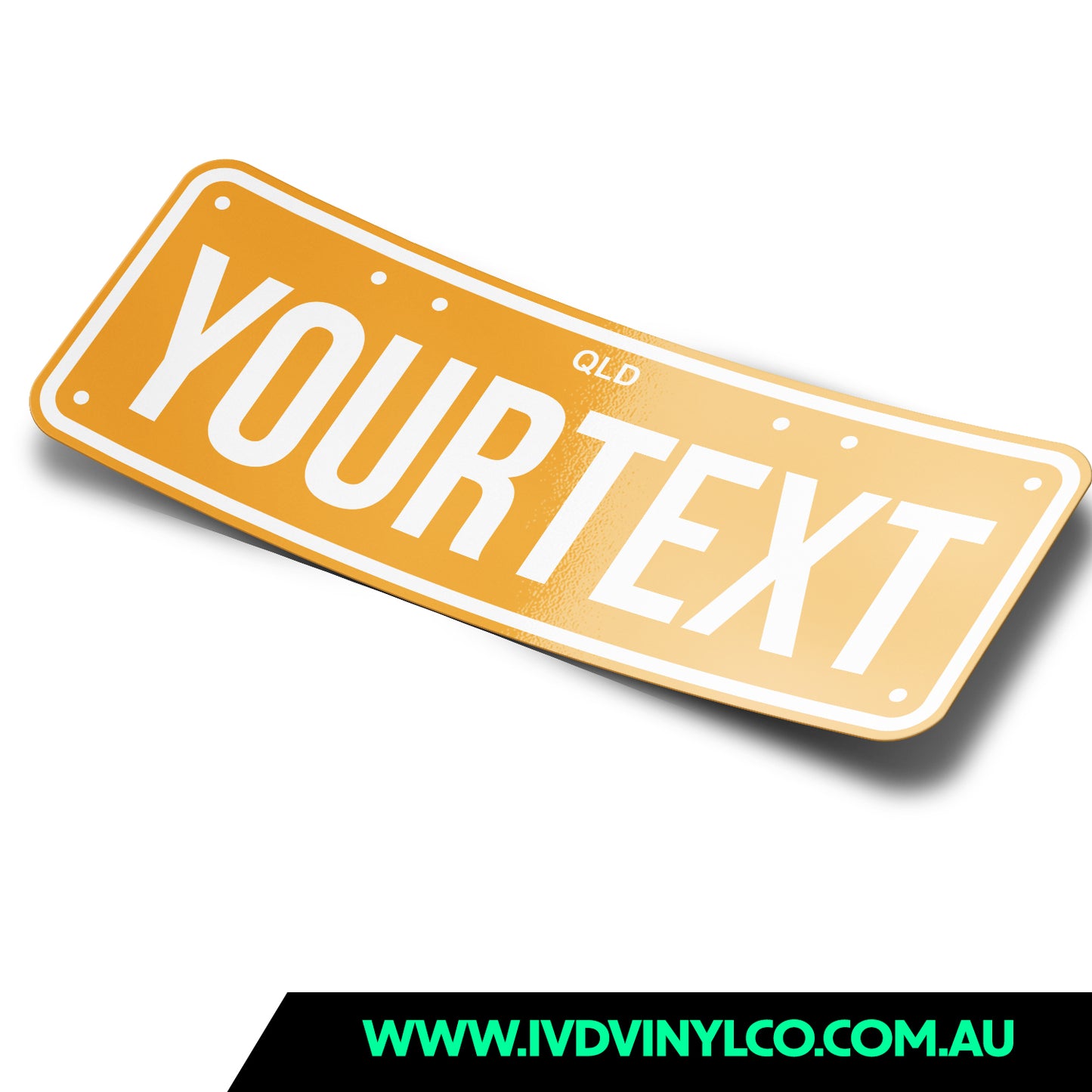 Licence Plate Sticker
