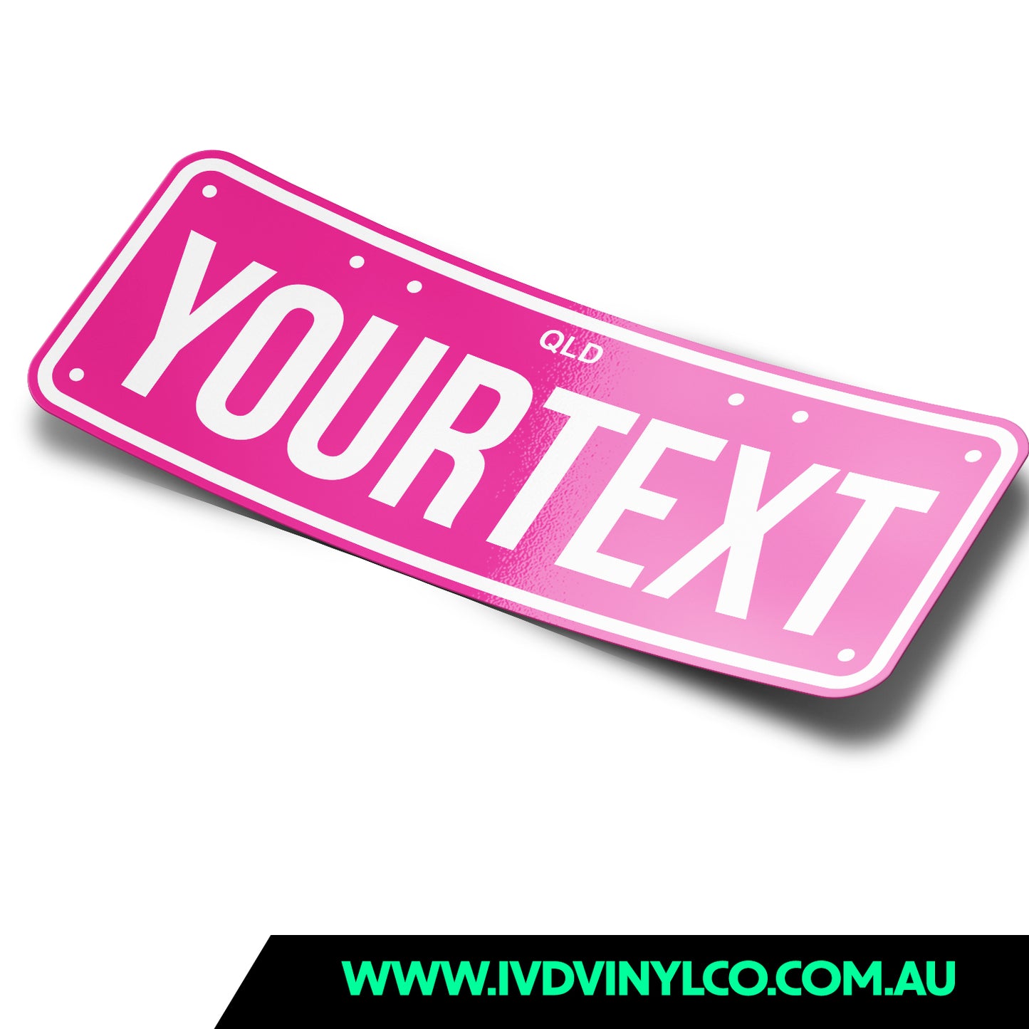 Licence Plate Sticker