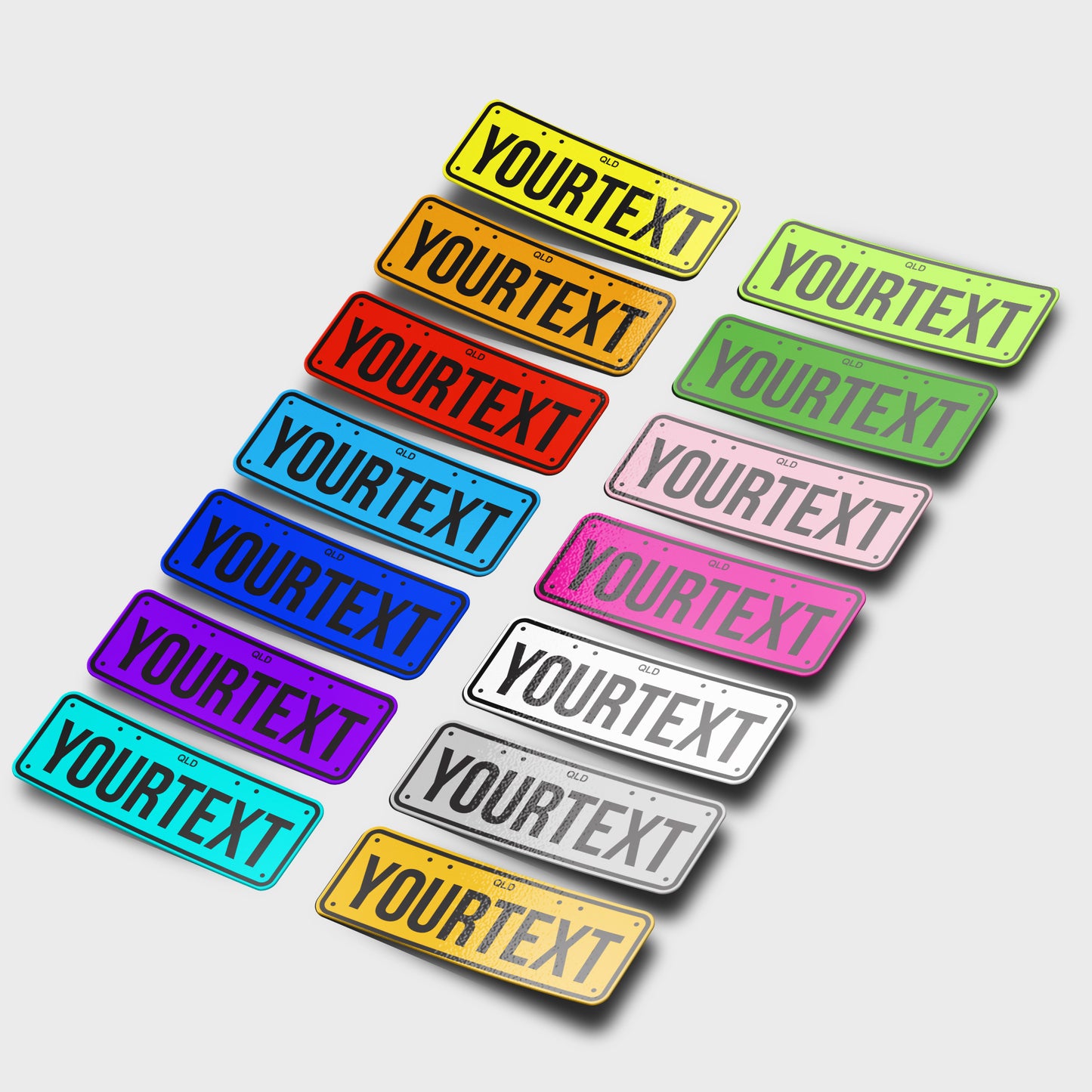 Licence Plate Sticker