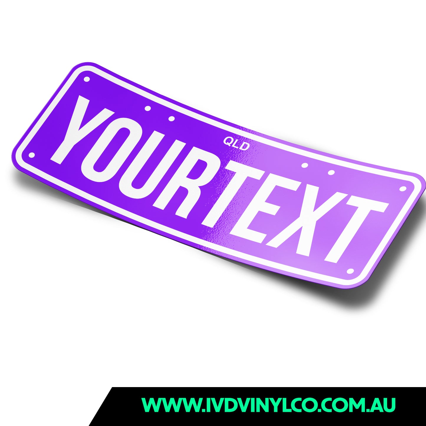 Licence Plate Sticker