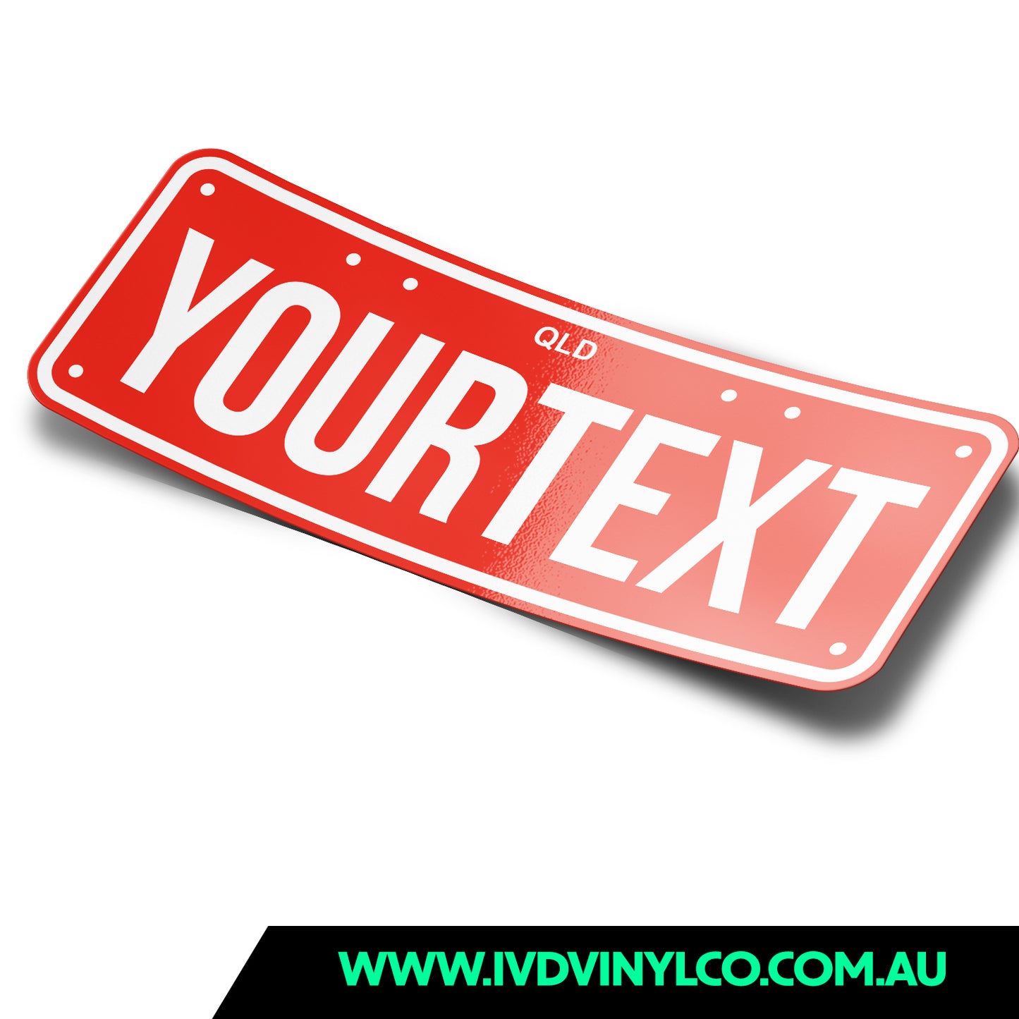 Licence Plate Sticker