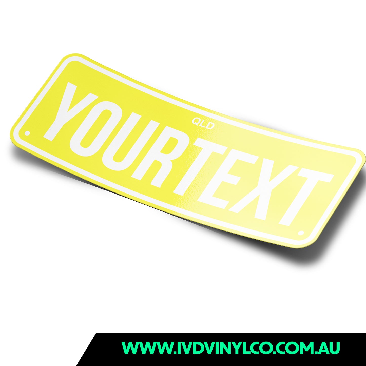 Licence Plate Sticker