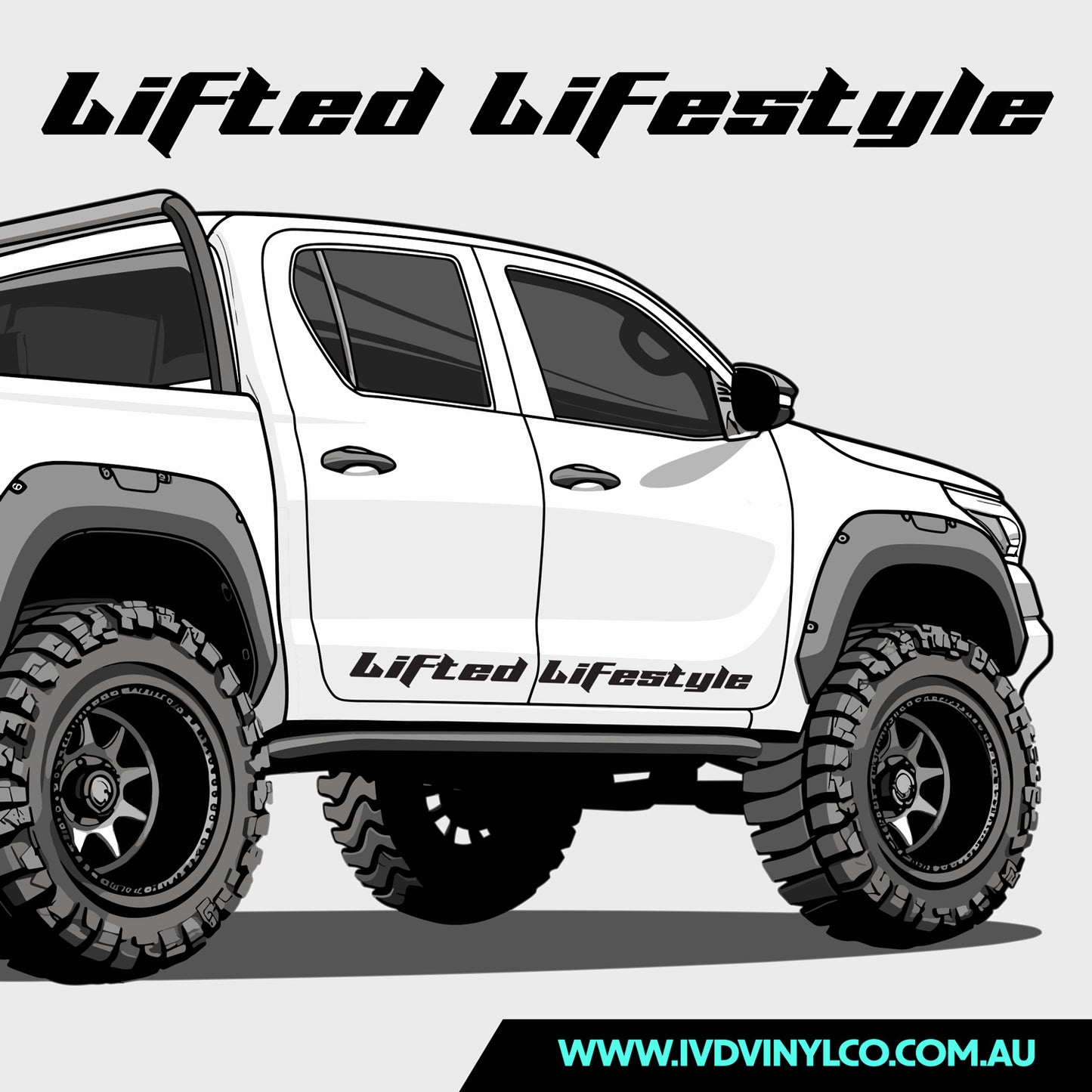 Lifted Lifestyle Door Banner (Pair)