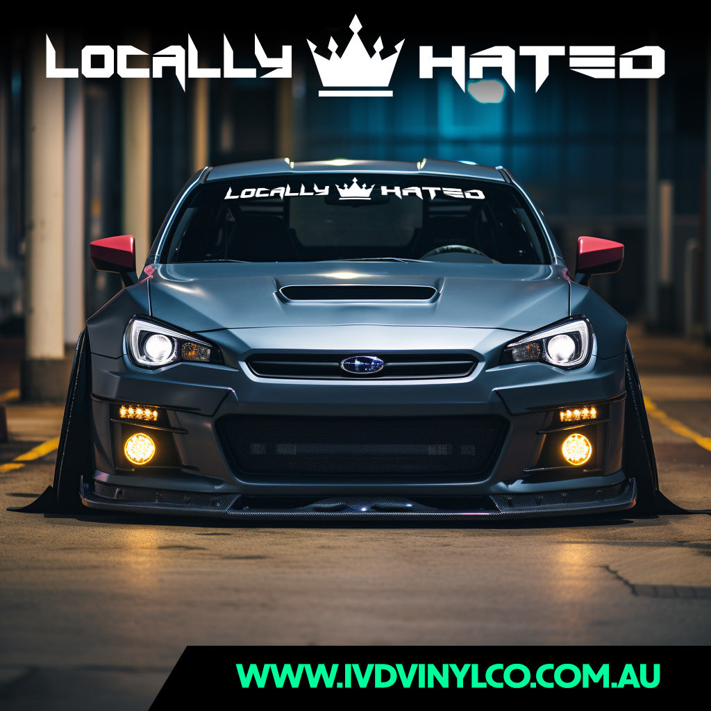 Locally Hated Crown - Window Banner