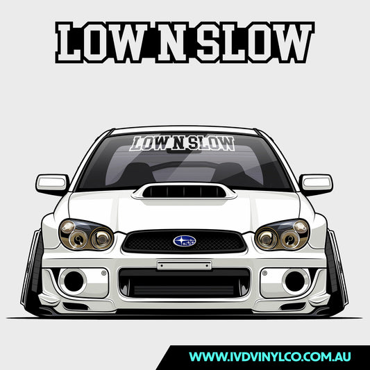 Low N Slow - Window Banner