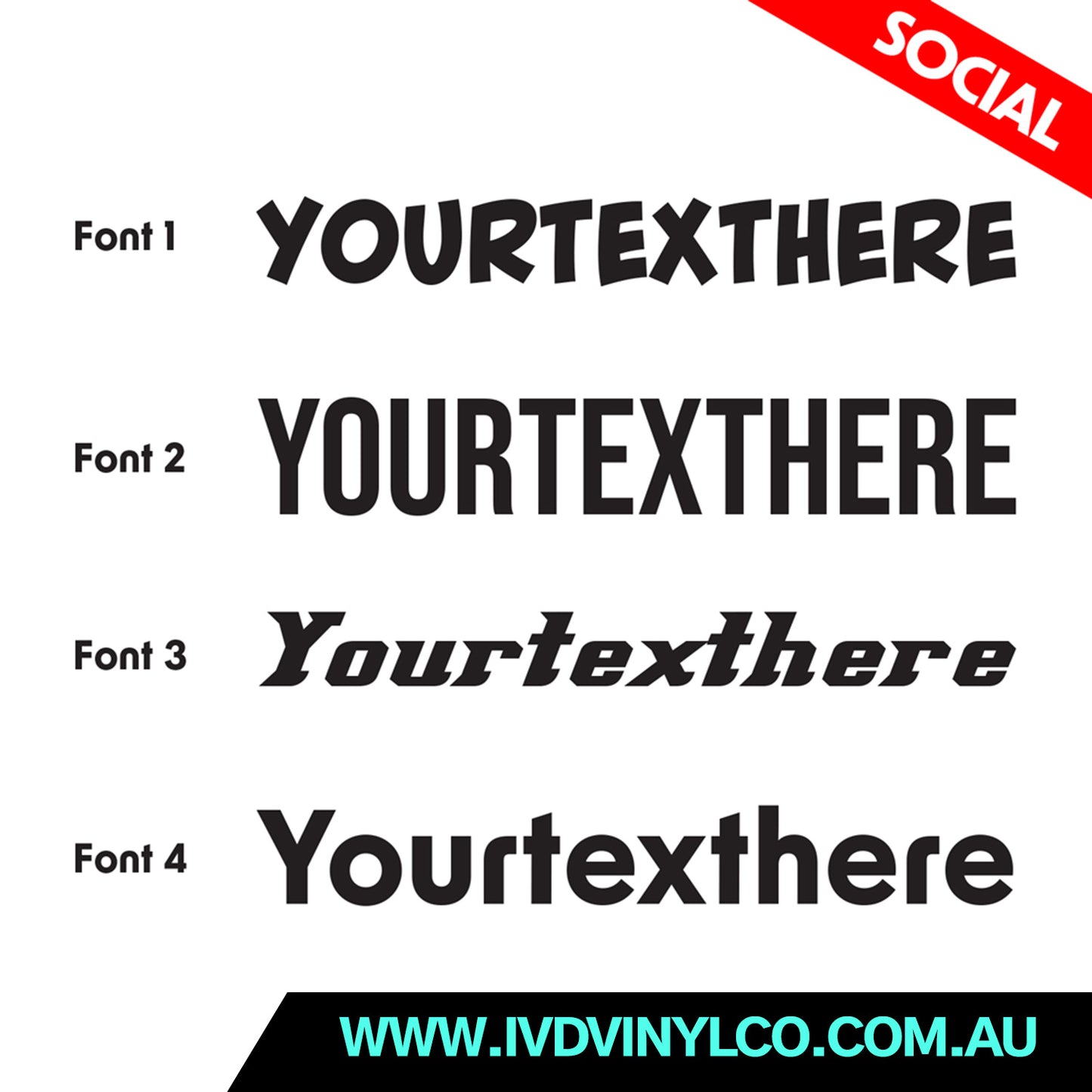 Custom Instagram Name Sticker