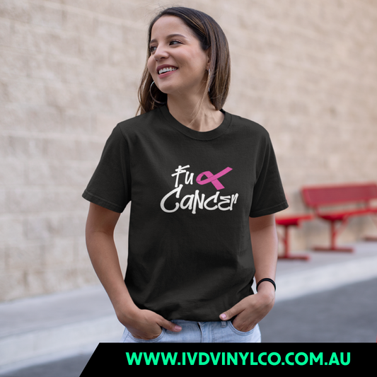Fuck Cancer Black T-Shirt