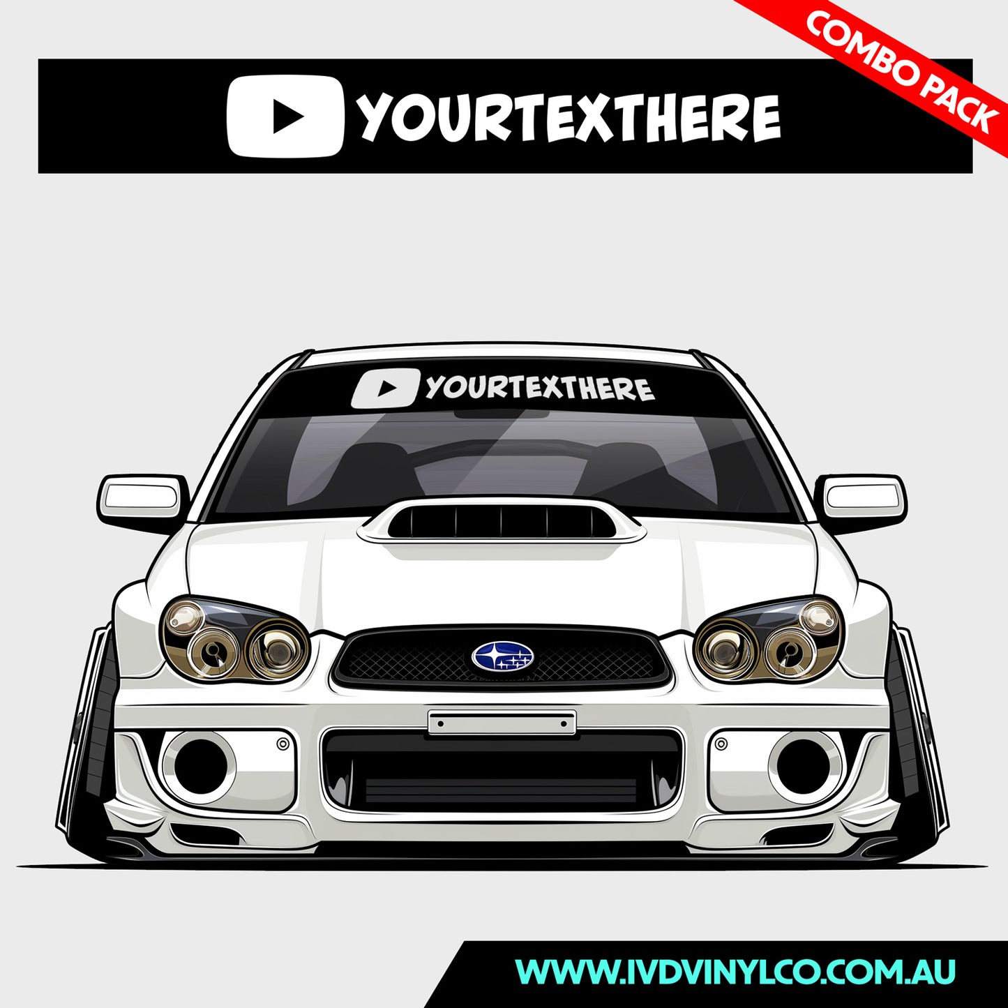Custom Youtube Name Banner Combo