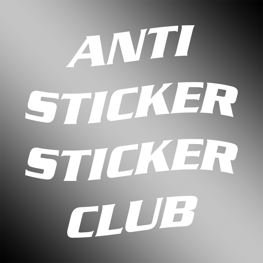 Anti Sticker Sticker Club
