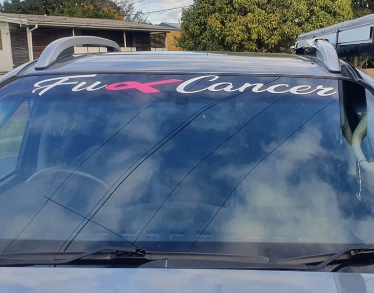 Fuck Cancer Cursive - Window Banner