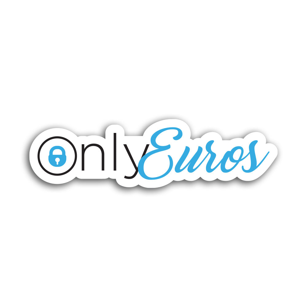 Only Euros Sticker