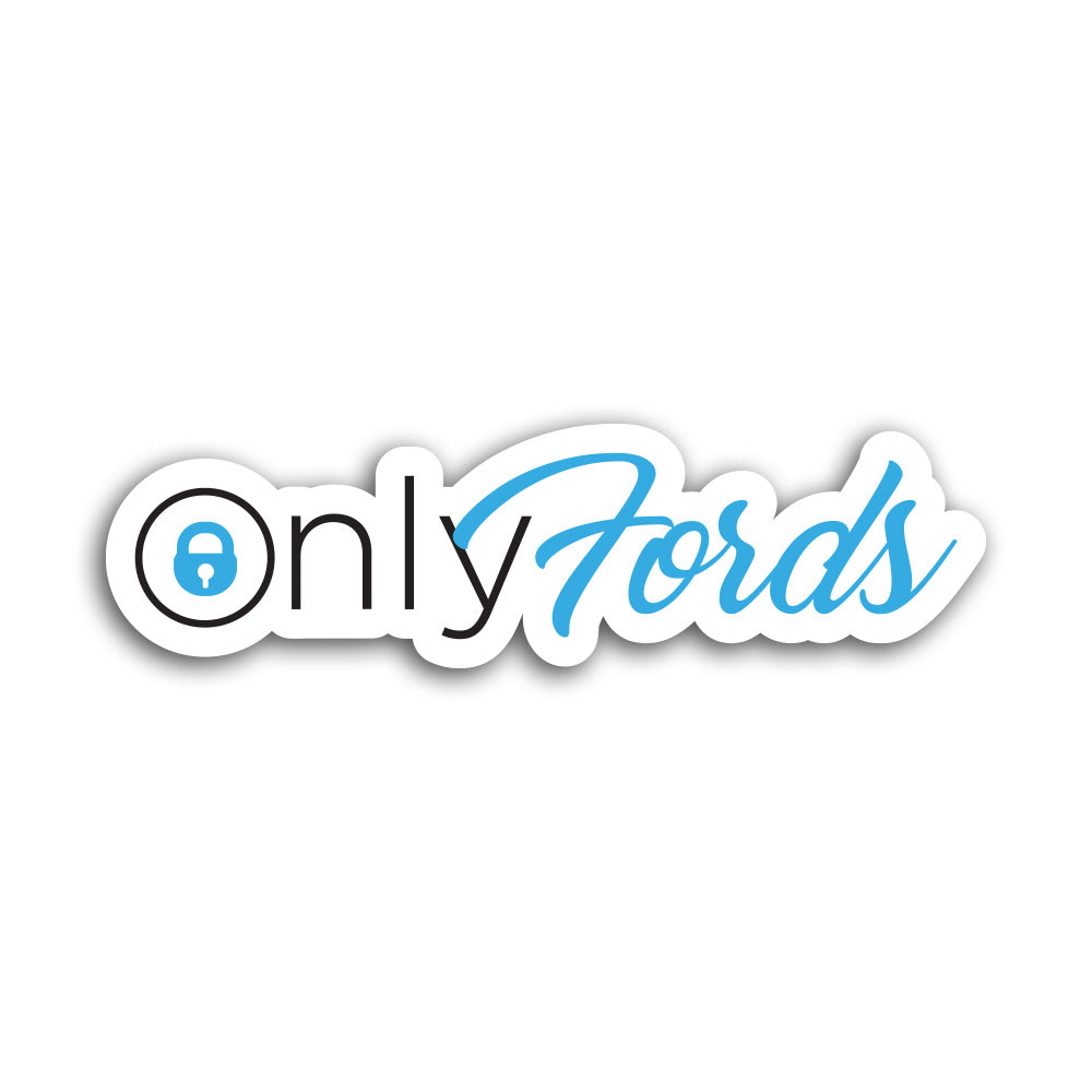 Only Fords Sticker