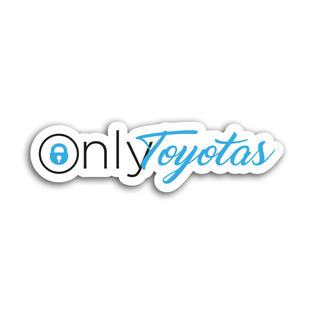 Only Toyotas Sticker