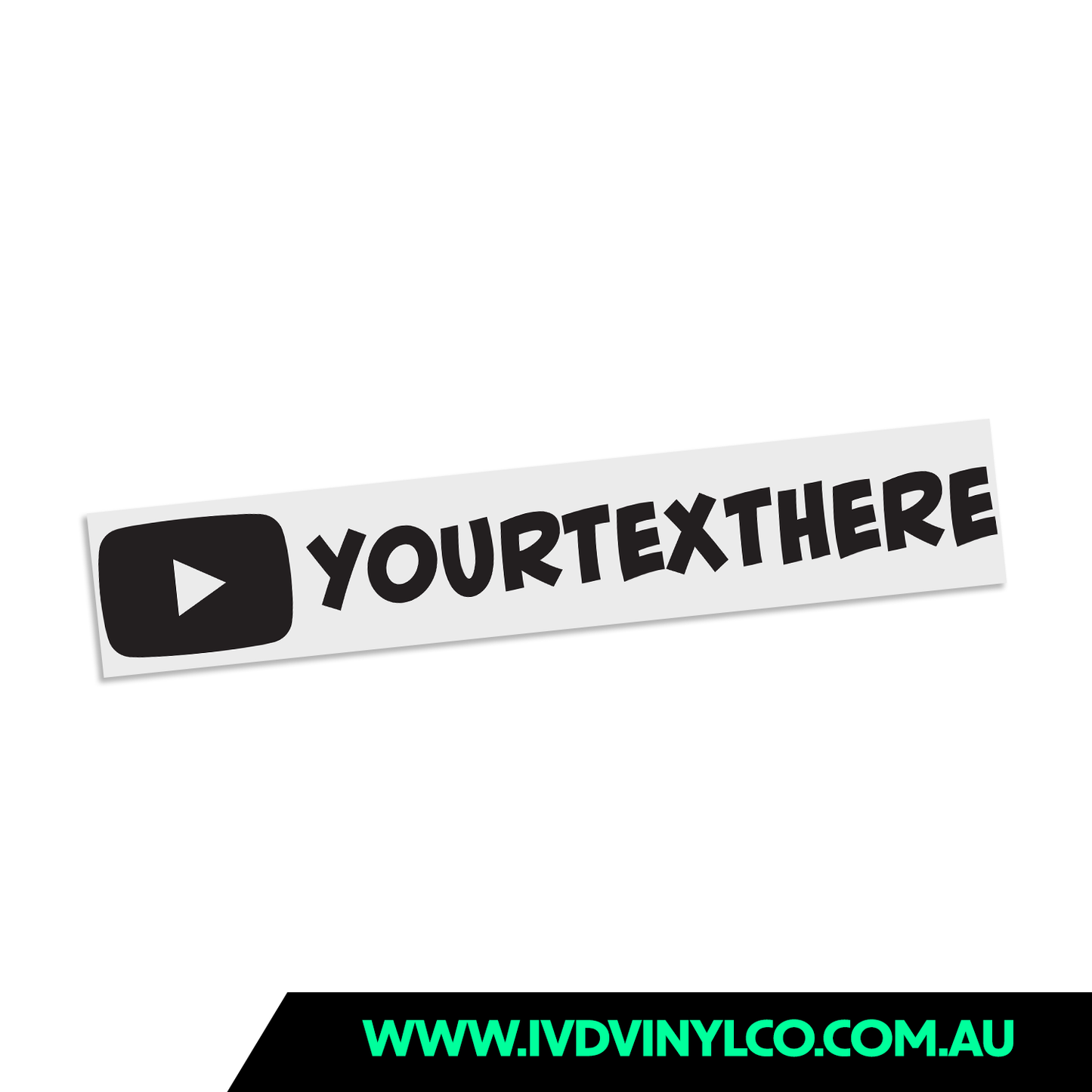 Custom Youtube Name Banner