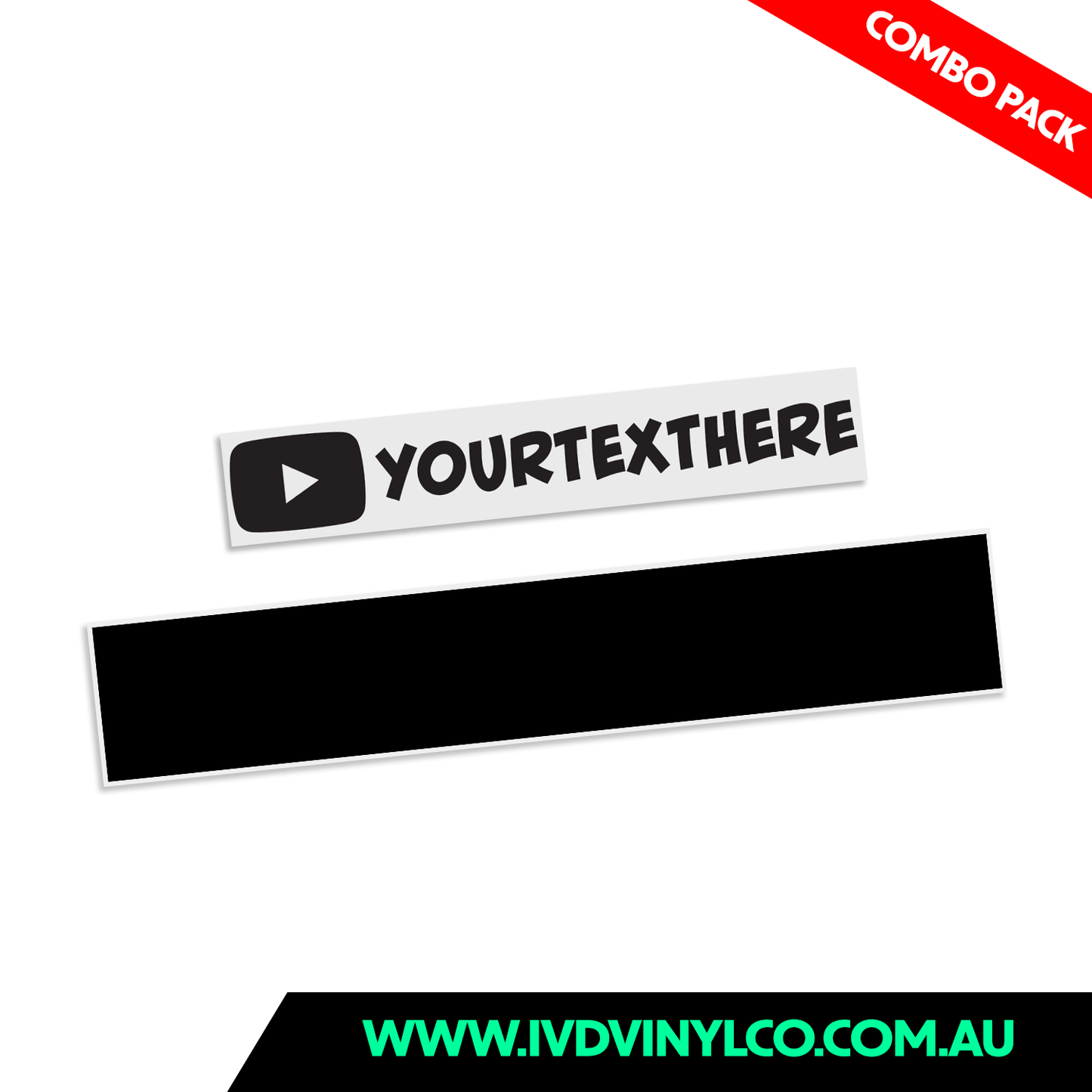 Custom Youtube Name Banner Combo