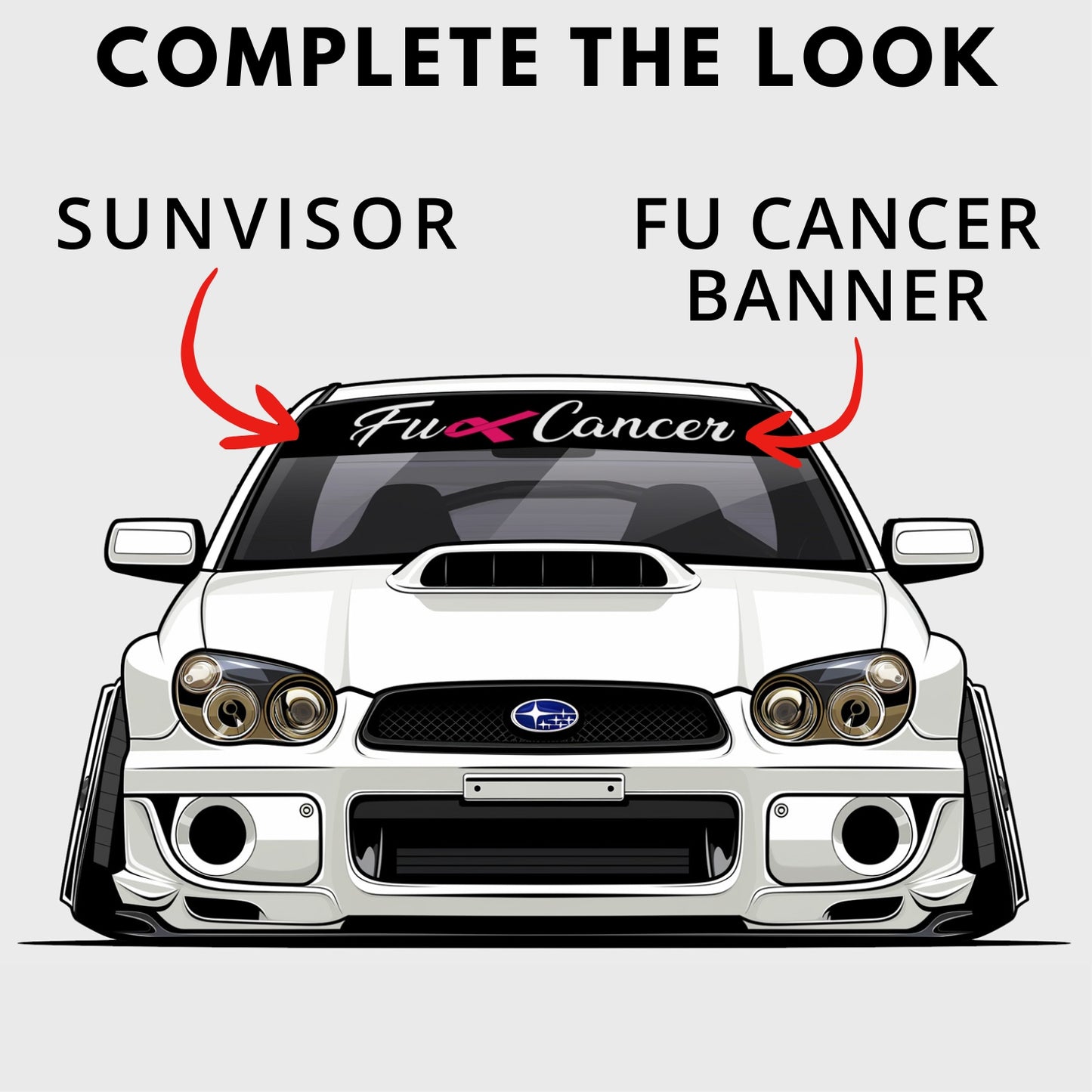 Fuck Cancer Cursive - Window Banner