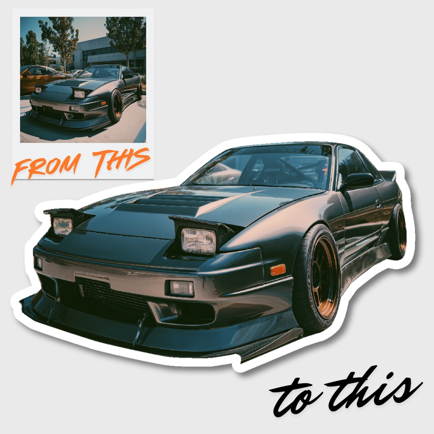 Die-Cut Car Photo – Custom Sticker