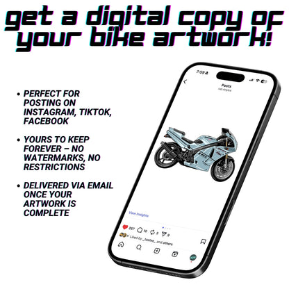 Your Bike On A Hoodie & T-Shirt - Classic Edition - BUNDLE
