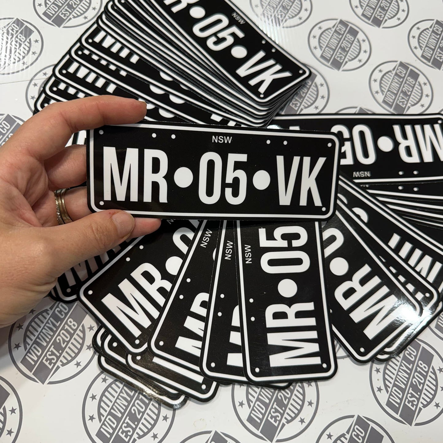 Licence Plate Sticker