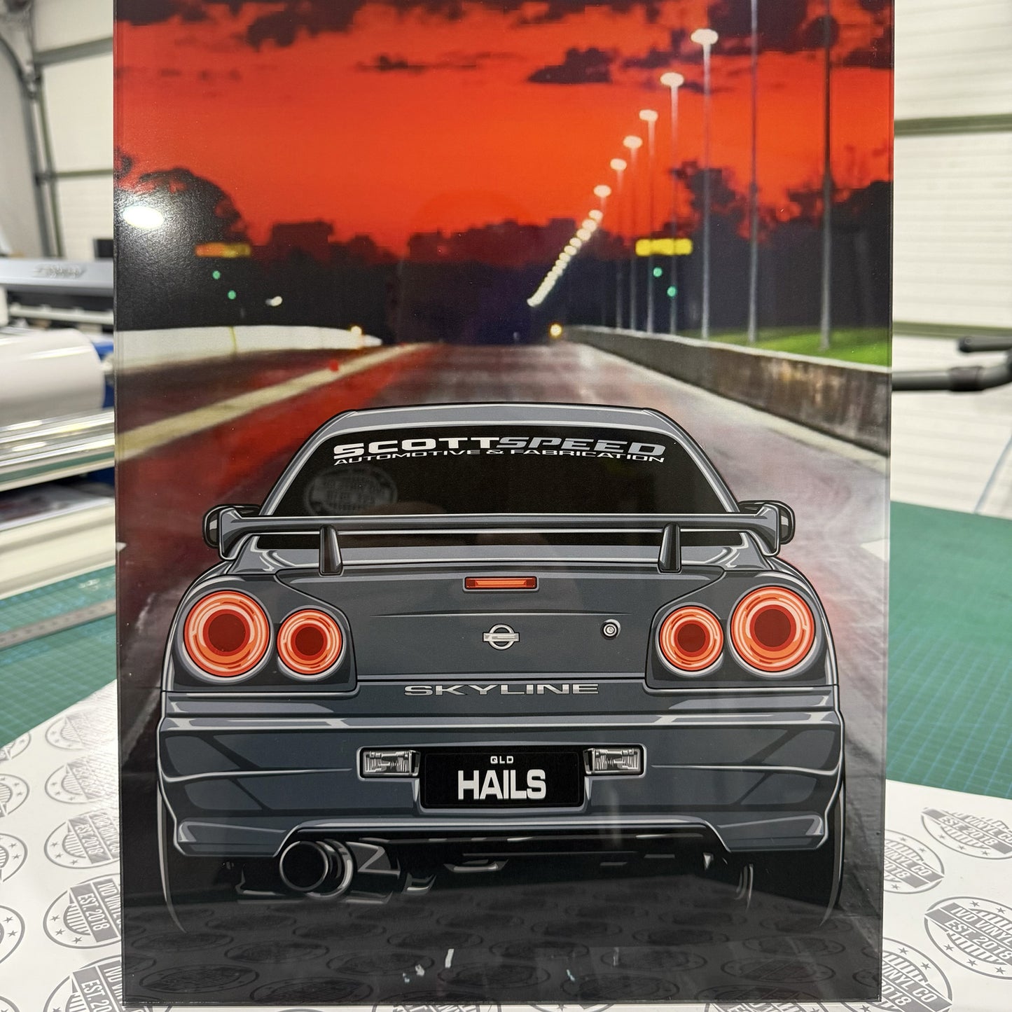 Custom Car Art on Acrylic