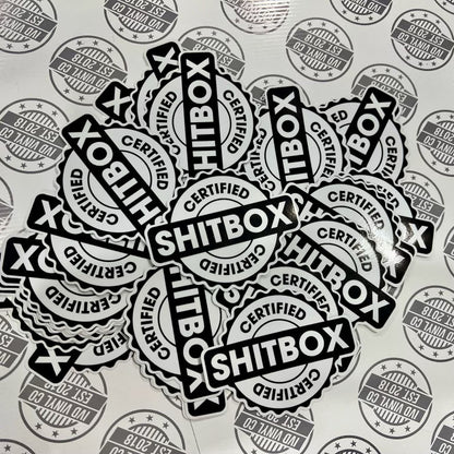 Certified Shitbox Sticker