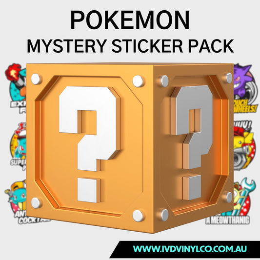 Pokemon Mystery Sticker Pack ($20 VALUE)