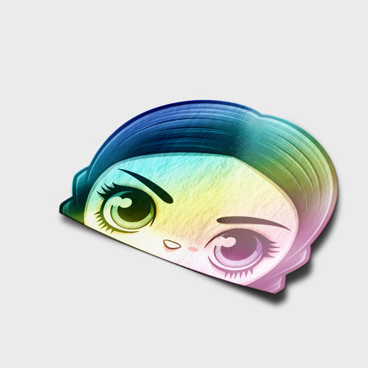 Wednesday Addams Car Peeker Holographic