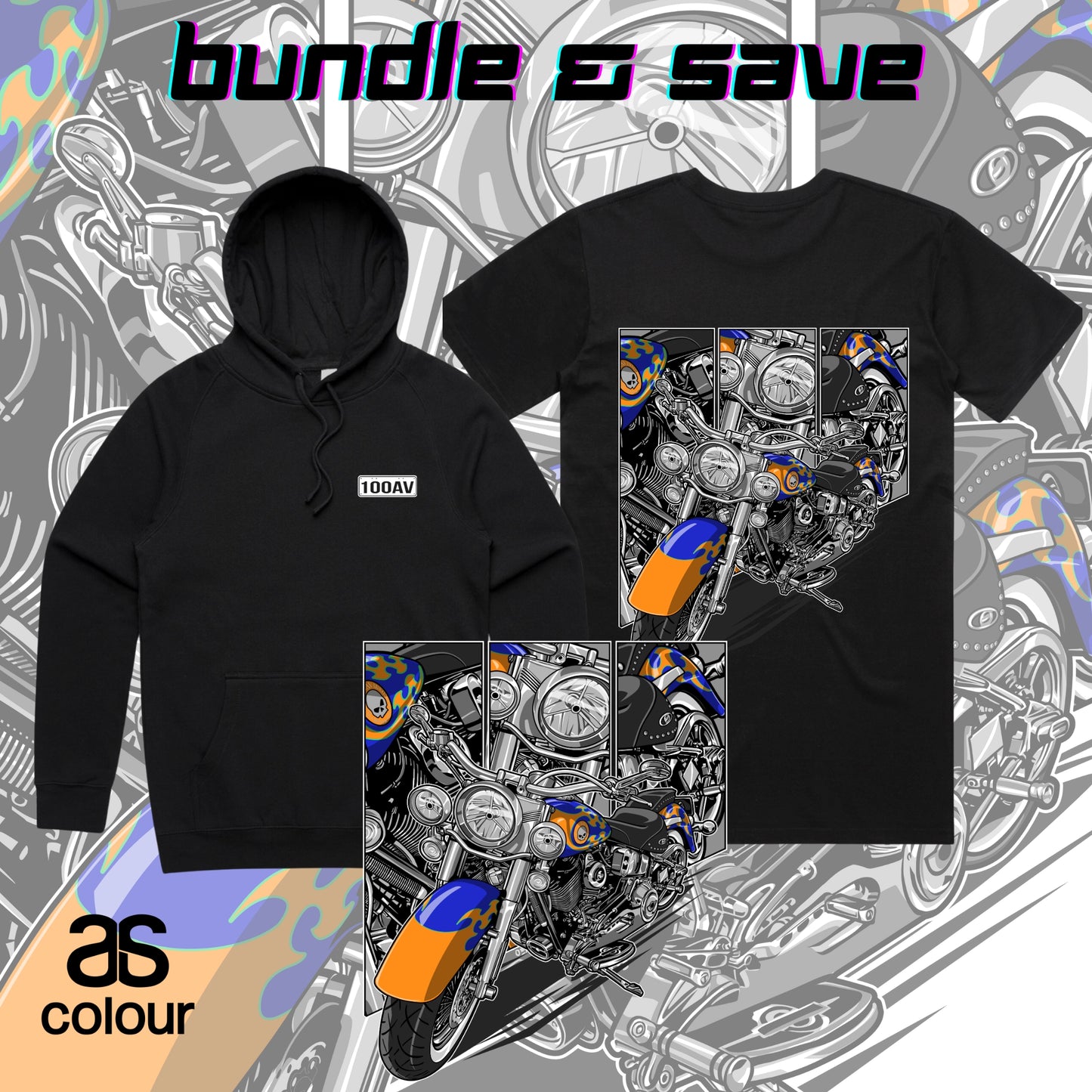 Your Bike On A Hoodie & T-Shirt - Deluxe Edition - BUNDLE