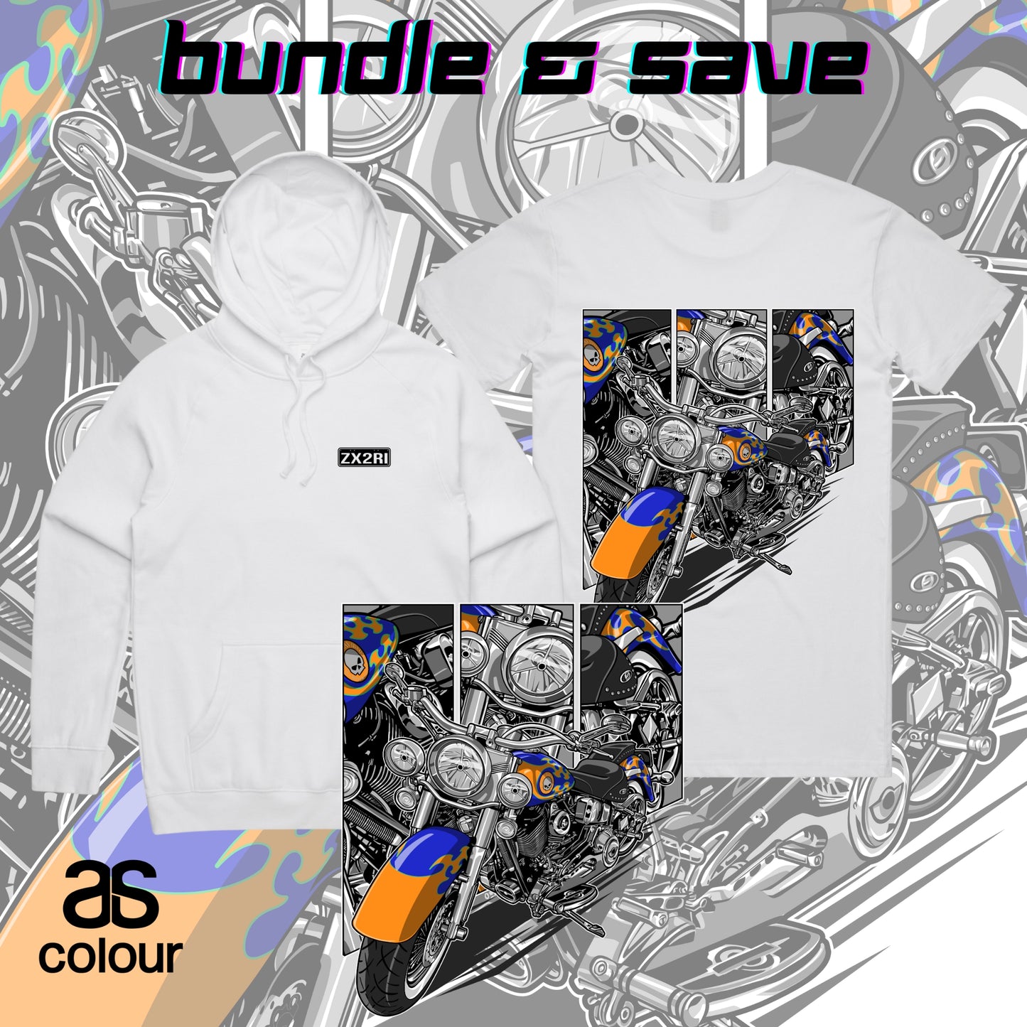 Your Bike On A Hoodie & T-Shirt - Deluxe Edition - BUNDLE