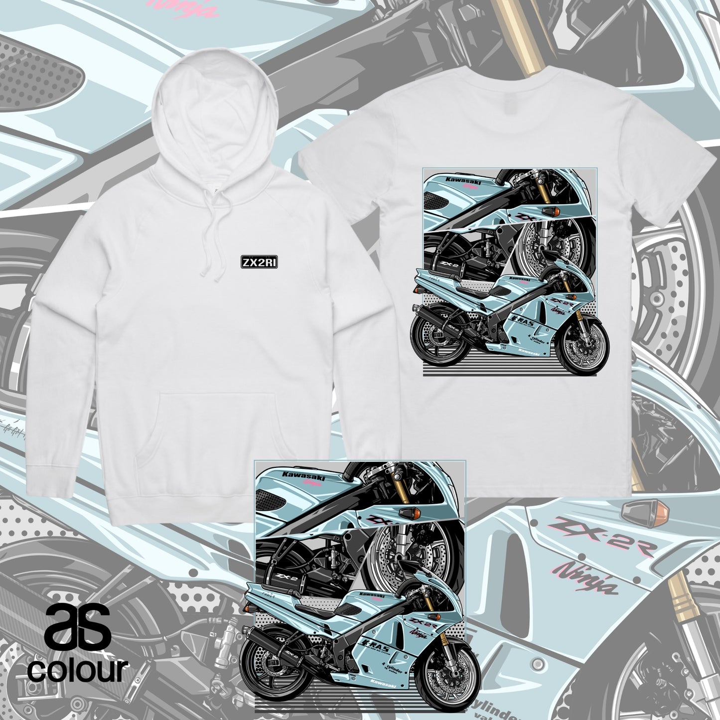 Your Bike On A Hoodie & T-Shirt - Deluxe Edition - BUNDLE