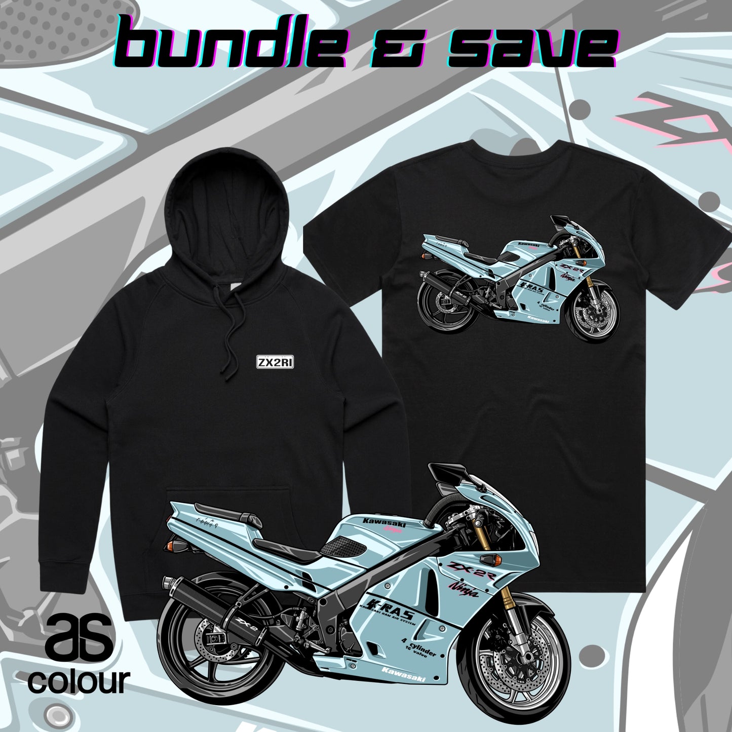 Your Bike On A Hoodie & T-Shirt - Classic Edition - BUNDLE
