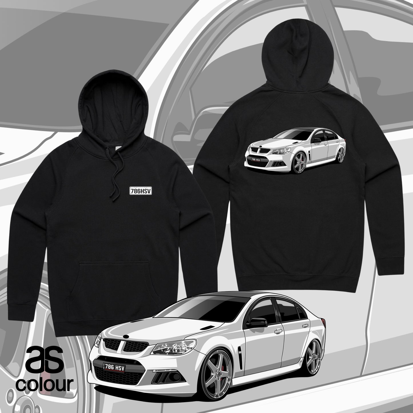 Your Car on a Hoodie – Classic Edition