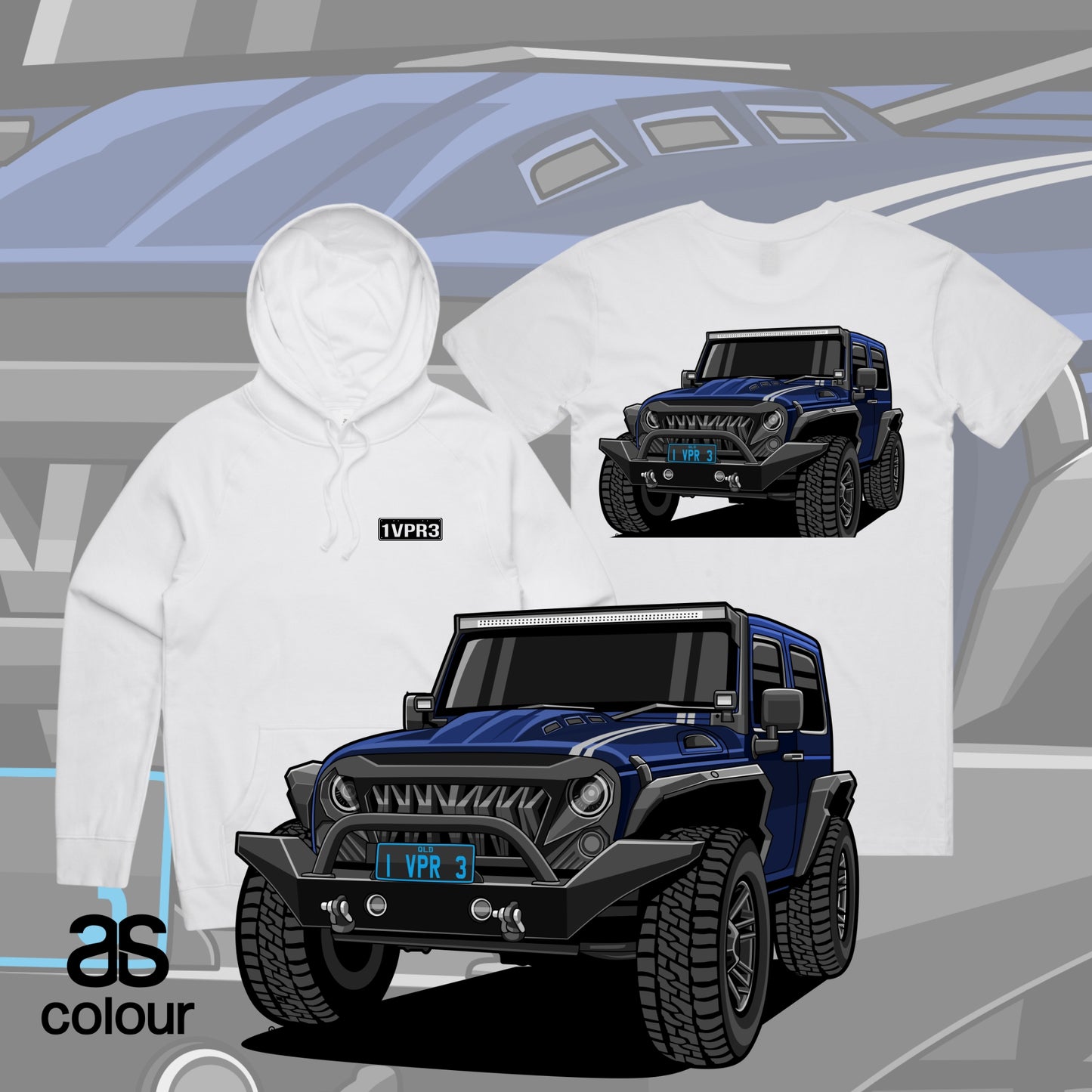 Your Car On A Hoodie & T-Shirt - Classic Edition - BUNDLE