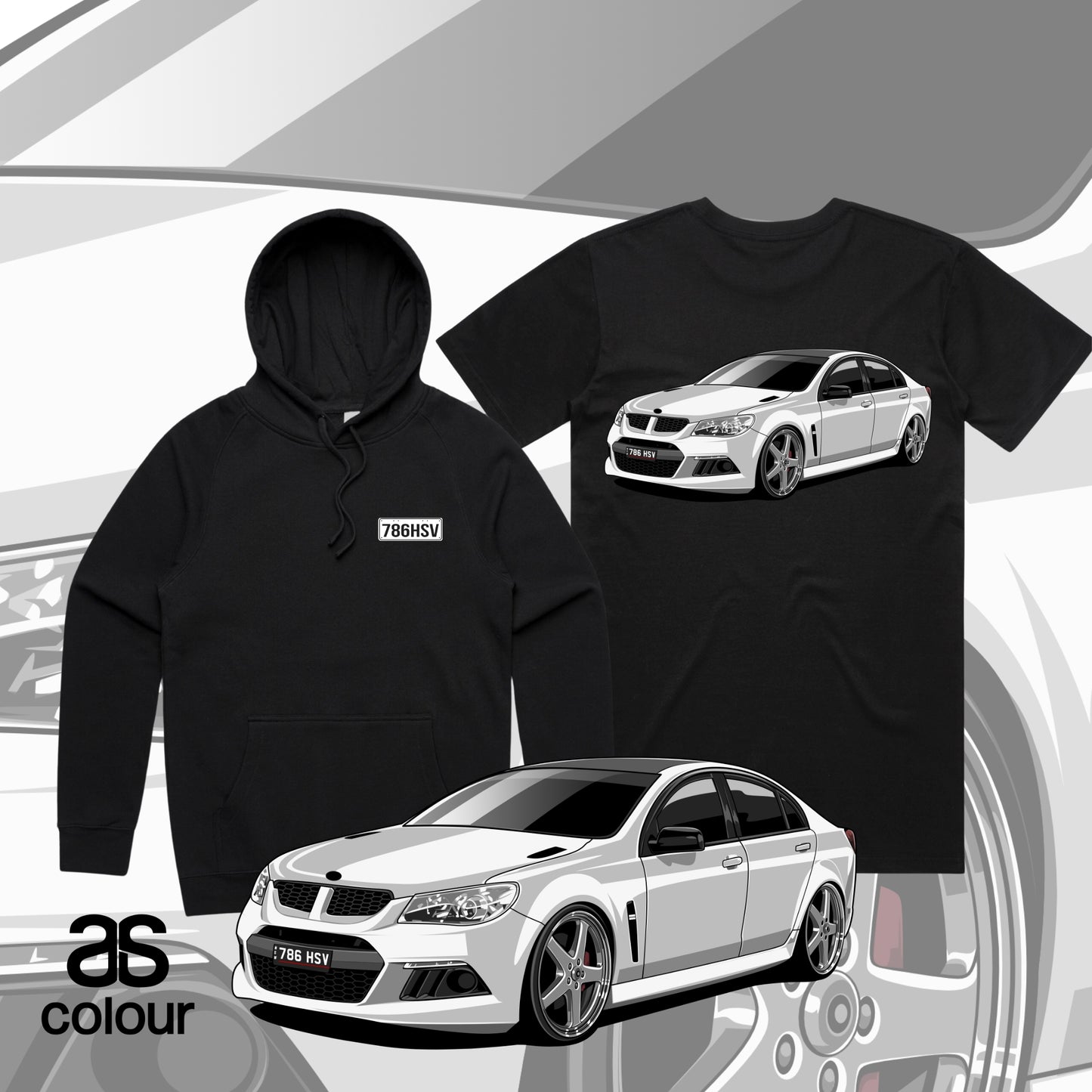 Your Car On A Hoodie & T-Shirt - Classic Edition - BUNDLE