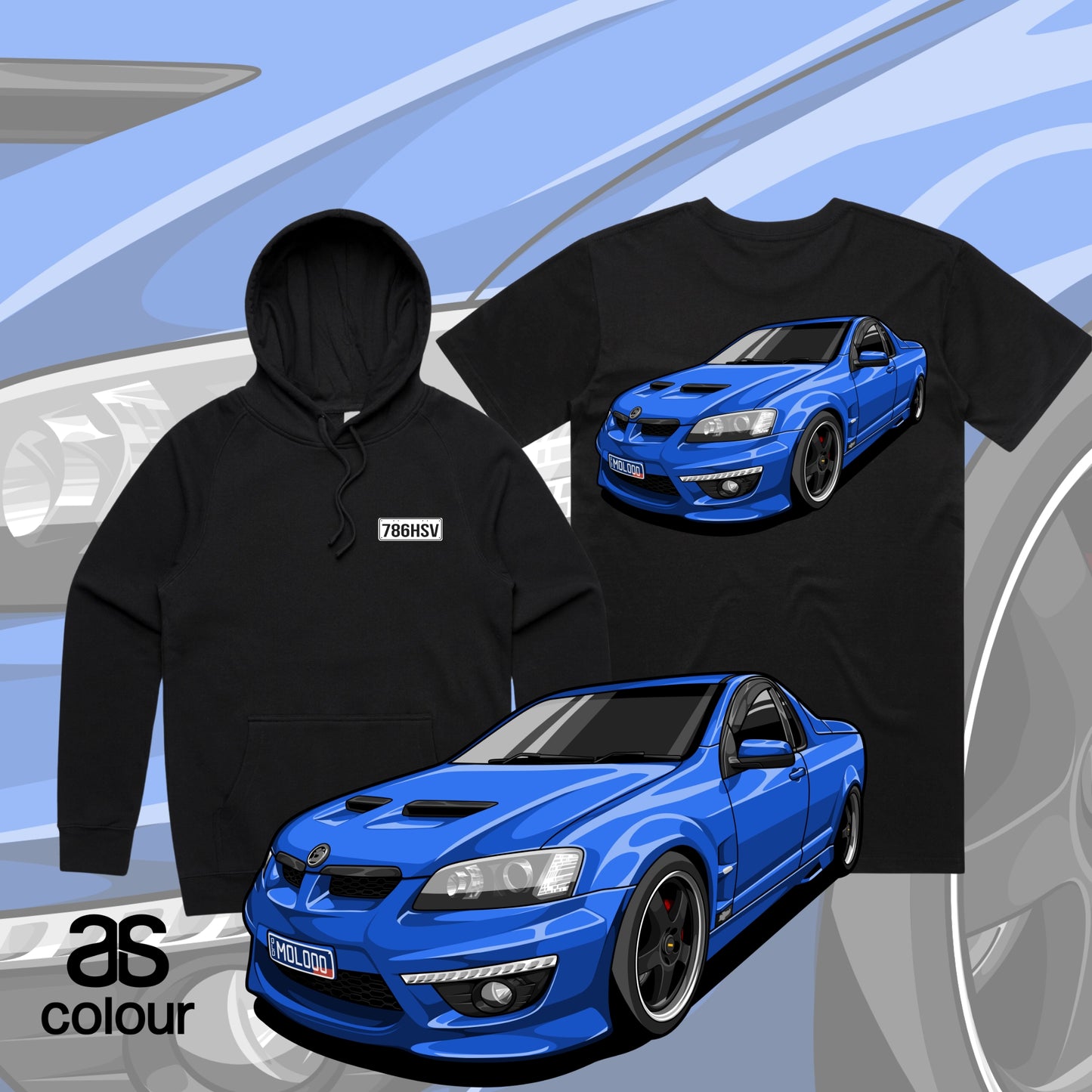 Your Car On A Hoodie & T-Shirt - Classic Edition - BUNDLE