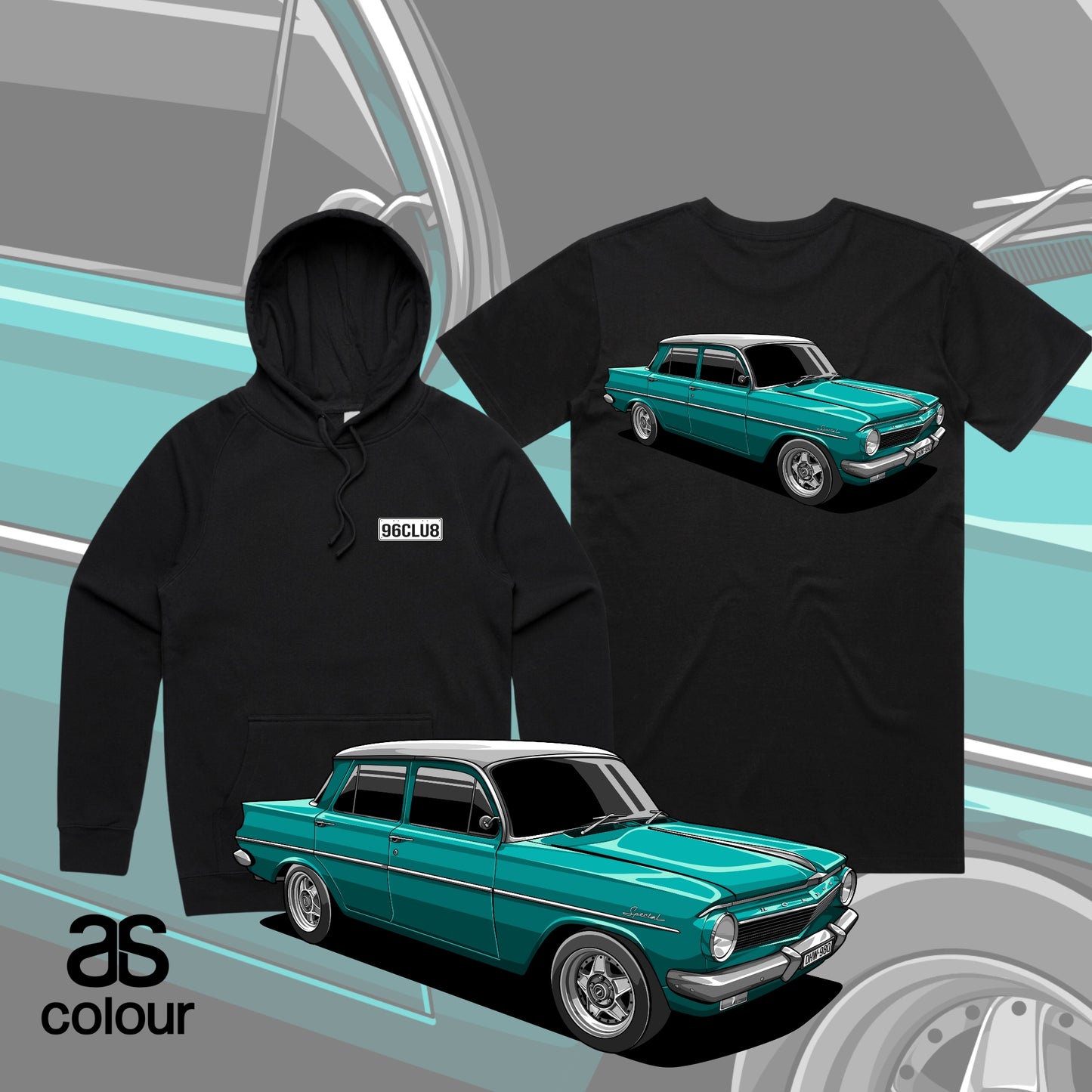 Your Car On A Hoodie & T-Shirt - Classic Edition - BUNDLE