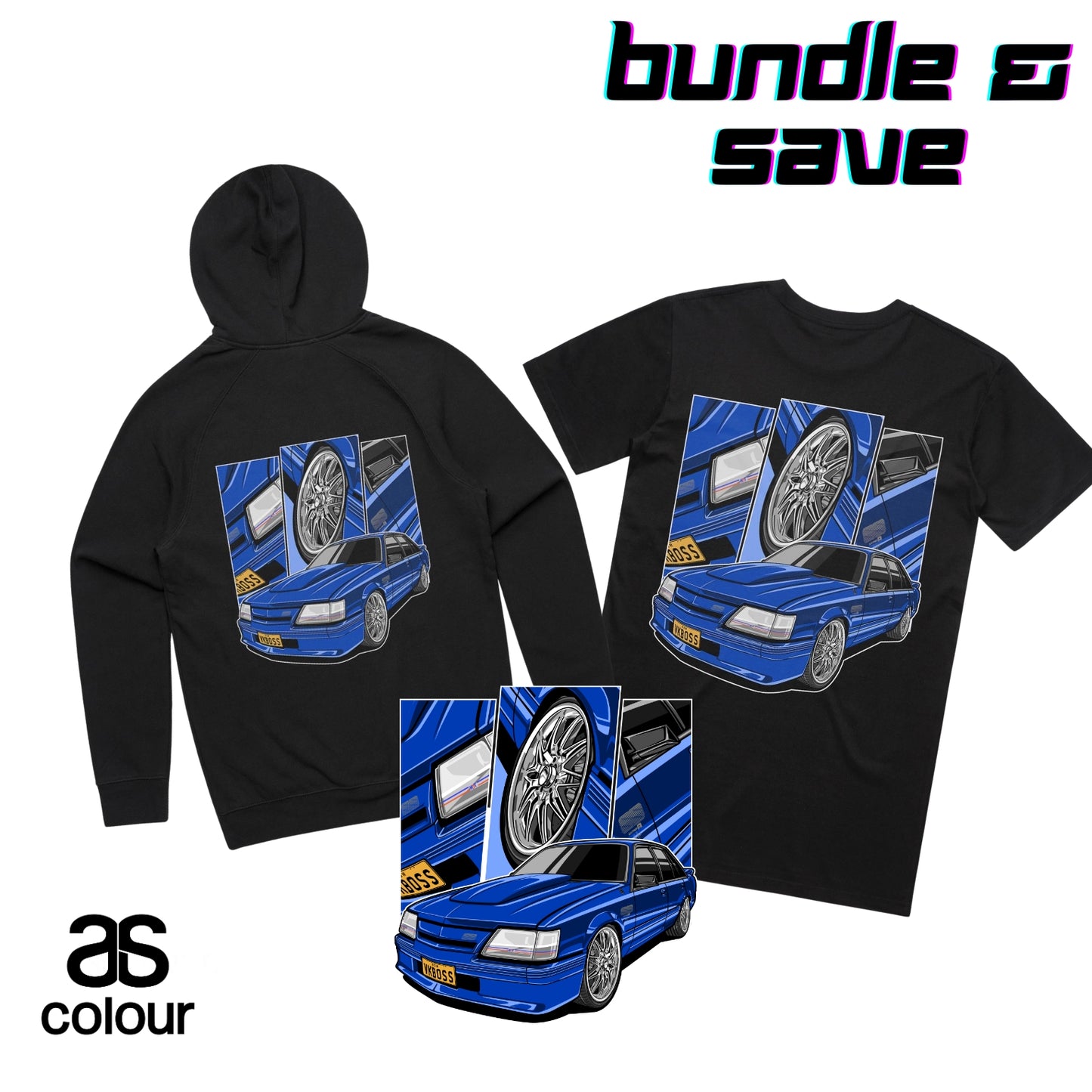 Your Car On A Hoodie & T-Shirt - Deluxe Edition - BUNDLE